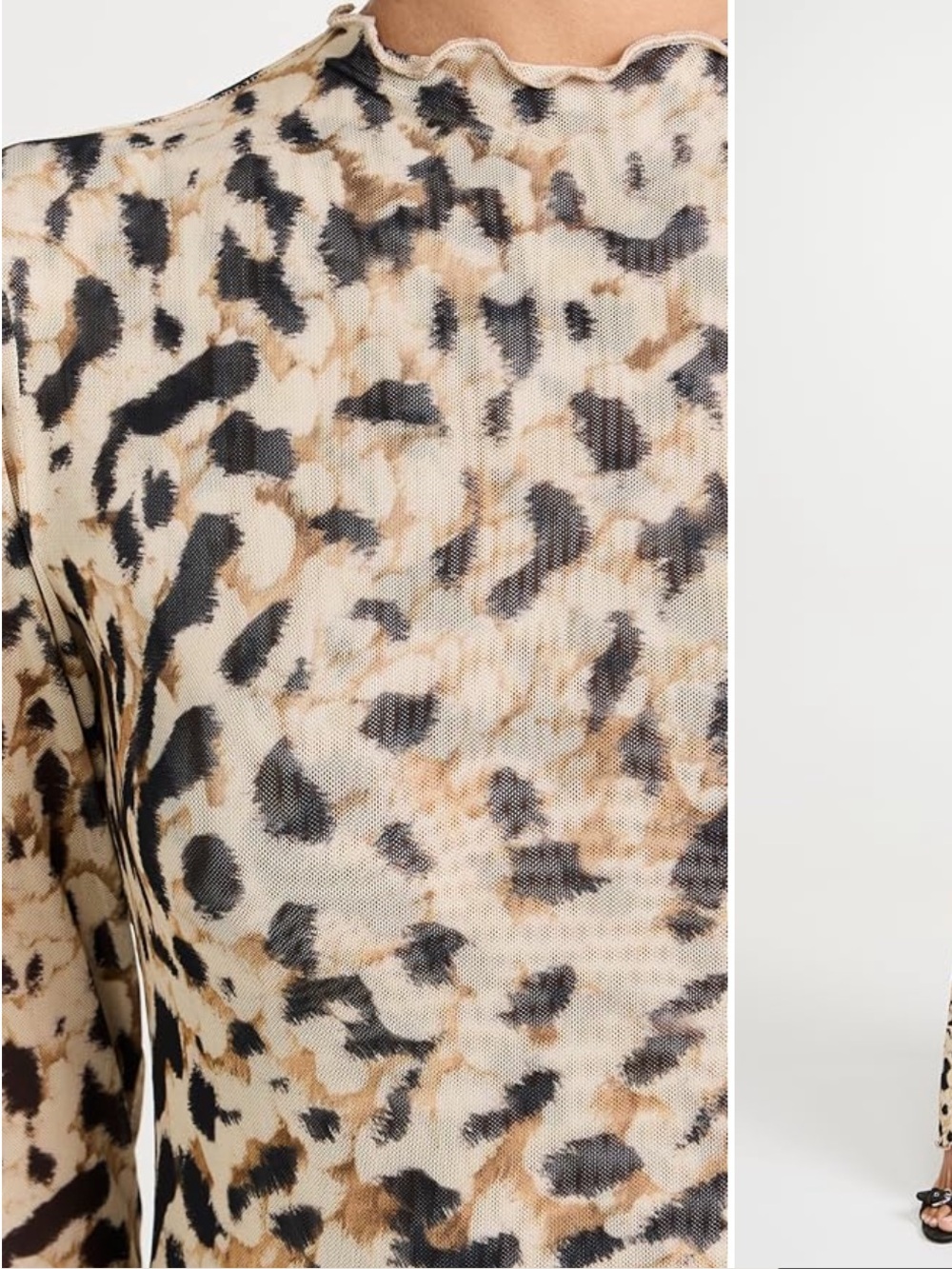 RESA - Lyon Maxi Dress - leopard - Sz M - Picture 5 of 7